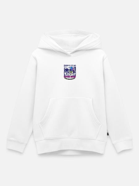 Scotland Edinburgh Ghost Hunter Greyfriars - Kinder Premium Organic Hoodie - Weiß