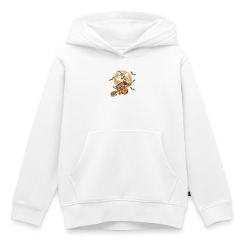 Ente Hexe Halloween Ente - Kinder Premium Organic Hoodie - Weiß - Vorne - AI Model Kid Female (0cm)