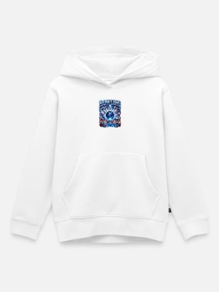 Blitz Bowling Energie - Kinder Premium Organic Hoodie - Weiß