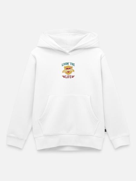 Das Casanova Leben leben - Kinder Premium Organic Hoodie - Weiß