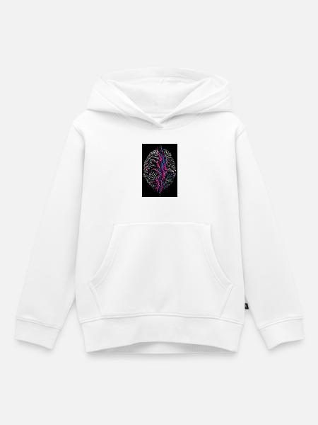 Das biologische Urprogramm - Kinder Premium Organic Hoodie - Weiß