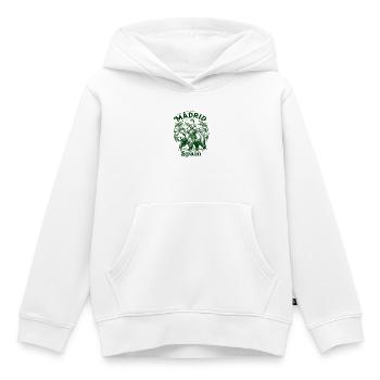 The Welcome To Madrid Spain European City - Kinder Premium Organic Hoodie - Weiß - Vorne - AI Model Kid Female (0cm)