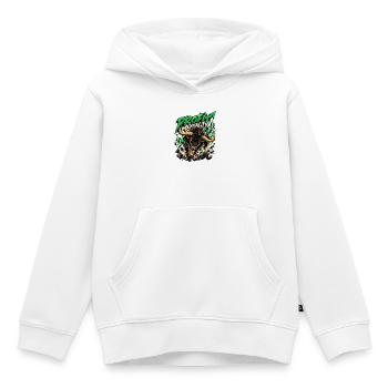 Profit Mindset Stier Grafik - Kinder Premium Organic Hoodie - Weiß - Vorne - AI Model Kid Female (0cm)