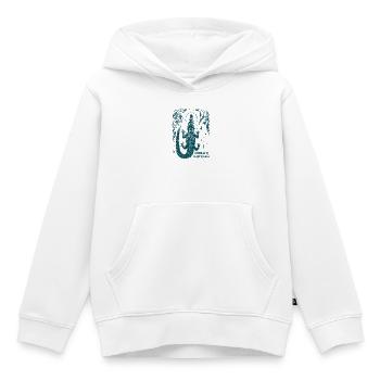 Australien Krokodil Wildnis - Kinder Premium Organic Hoodie - Weiß - Vorne - AI Model Kid Female (0cm)