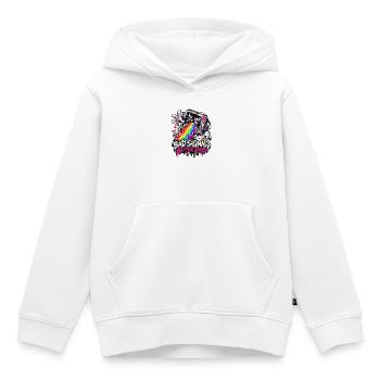 Bad Signals Better Days - Kinder Premium Organic Hoodie - Weiß - Vorne - AI Model Kid Female (0cm)