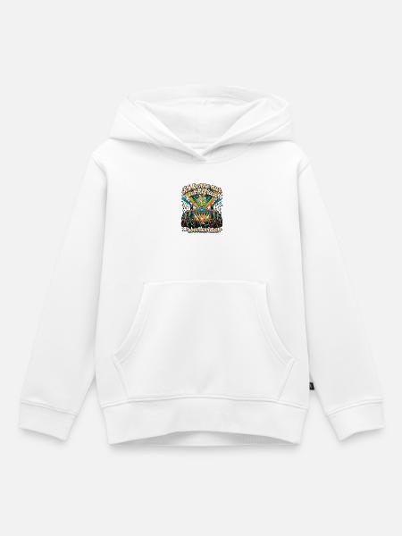 Schlagerfan Schlager Party Refrain Mitsingen - Kinder Premium Organic Hoodie - Weiß