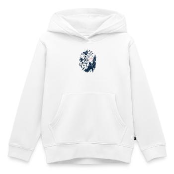 Nordische Mythologie Eule & Rabe - Kinder Premium Organic Hoodie - Weiß - Vorne - AI Model Kid Female (0cm)