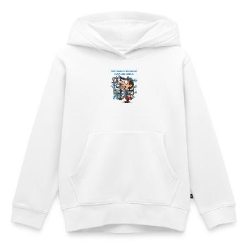 Klempner im Einsatz: geplatzte Rohre - Kinder Premium Organic Hoodie - Weiß - Vorne - AI Model Kid Female (0cm)