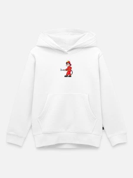 Feuerwehr Junge - Kinder Premium Organic Hoodie - Weiß