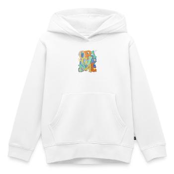 Original - Das Original  - Kinder Premium Organic Hoodie - Weiß - Vorne - AI Model Kid Female (0cm)