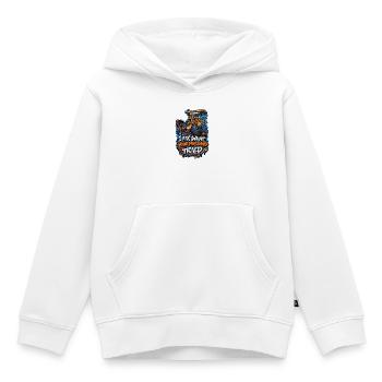 Ich reparier, was dein Mann versuchte - Kinder Premium Organic Hoodie - Weiß - Vorne - AI Model Kid Female (0cm)