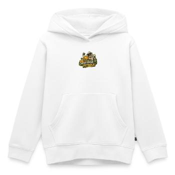 Imkerheld: Mind Your Beeswax - Kinder Premium Organic Hoodie - Weiß - Vorne - AI Model Kid Female (0cm)