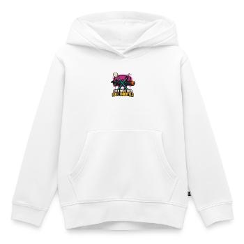 Offen Weit Dann Volle Gas - Kinder Premium Organic Hoodie - Weiß - Vorne - AI Model Kid Female (0cm)
