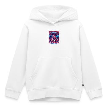 Scottish Fire Festival Edinburgh Celtic Drummers - Kinder Premium Organic Hoodie - Weiß - Vorne - AI Model Kid Female (0cm)