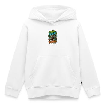 Mud Sweat and Gears Motocross Illustration - Kinder Premium Organic Hoodie - Weiß - Vorne - AI Model Kid Female (0cm)