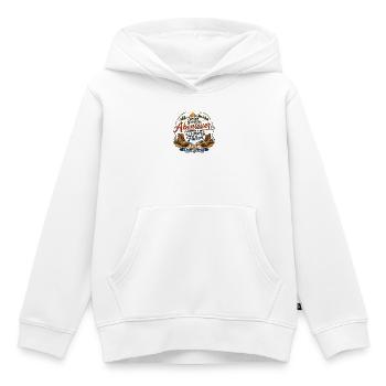 Babyankündigung Wandern Schwangerschaft Abenteuer - Kinder Premium Organic Hoodie - Weiß - Vorne - AI Model Kid Female (0cm)