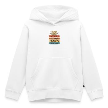 Gamer Logik Lustige Zocker Sprüche Retro - Kinder Premium Organic Hoodie - Weiß - Vorne - AI Model Kid Female (0cm)