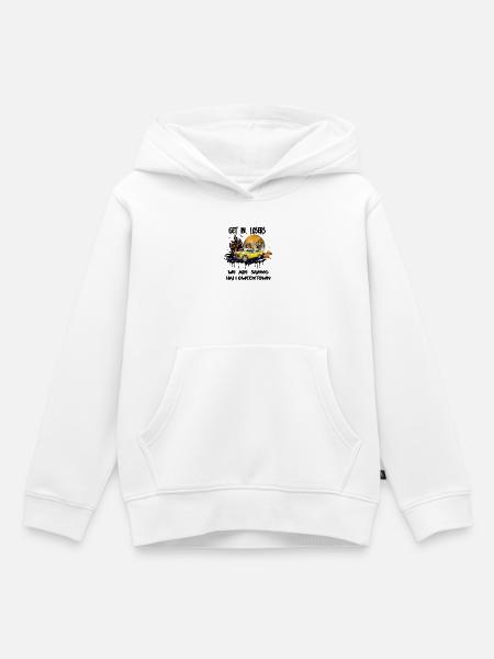 Halloweentown wird gerettet, bereit zur Sublimation - Kinder Premium Organic Hoodie - Weiß