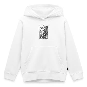 Mythische Schlachtensilhouetten - Kinder Premium Organic Hoodie - Weiß - Vorne - AI Model Kid Female (0cm)