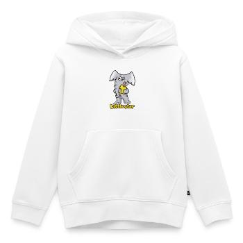 Kleiner Sternelefant Charlie - Kinder Premium Organic Hoodie - Weiß - Vorne - AI Model Kid Female (0cm)