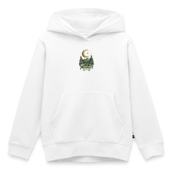Mondbeschienener Winterwappen - Kinder Premium Organic Hoodie - Weiß - Vorne - AI Model Kid Female (0cm)