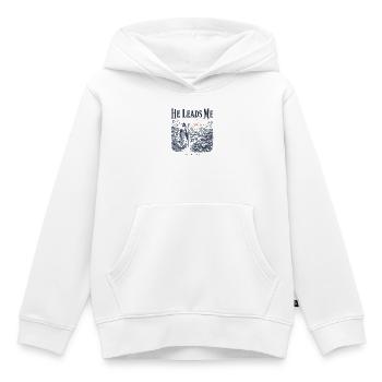 Psalm 23 Hirten-christliches Design - Kinder Premium Organic Hoodie - Weiß - Vorne - AI Model Kid Female (0cm)