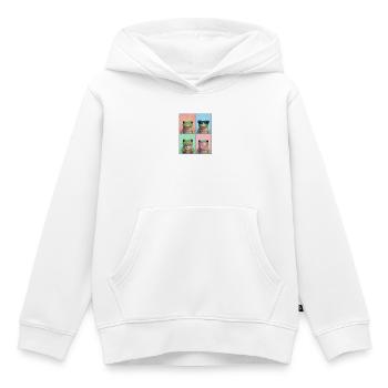 Frösche Frosch - Kinder Premium Organic Hoodie - Weiß - Vorne - AI Model Kid Female (0cm)