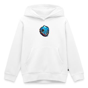 Taucher Unterwasserruinen Expedition Tauchen - Kinder Premium Organic Hoodie - Weiß - Vorne - AI Model Kid Female (0cm)