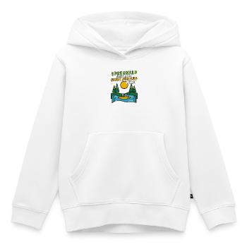 SPREEWALD AUSFLUG - Kinder Premium Organic Hoodie - Weiß - Vorne - AI Model Kid Female (0cm)