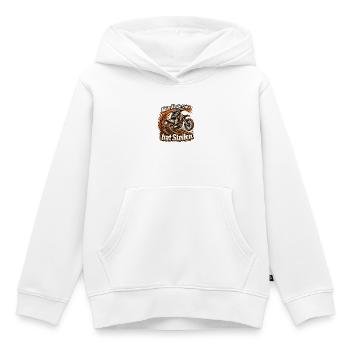 Motocross Enduro Offroad Fahrer Stollenreifen - Kinder Premium Organic Hoodie - Weiß - Vorne - AI Model Kid Female (0cm)