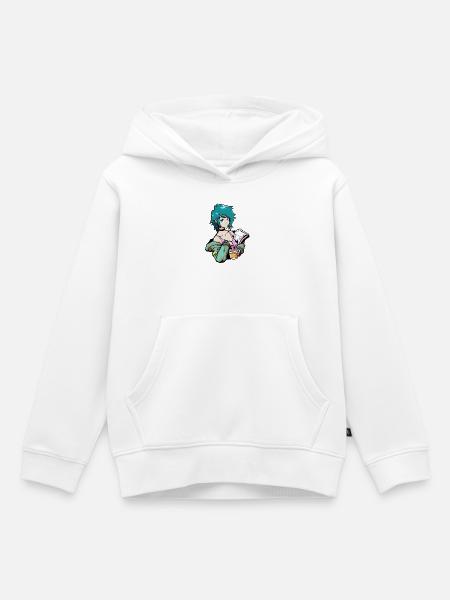 Anime Ramen - Kinder Premium Organic Hoodie - Weiß