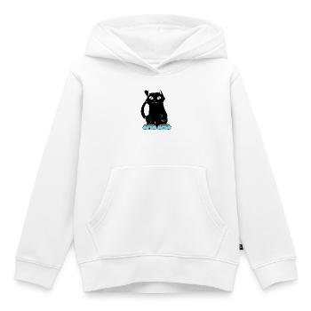 Personal Cat - Kinder Premium Organic Hoodie - Weiß - Vorne - AI Model Kid Female (0cm)