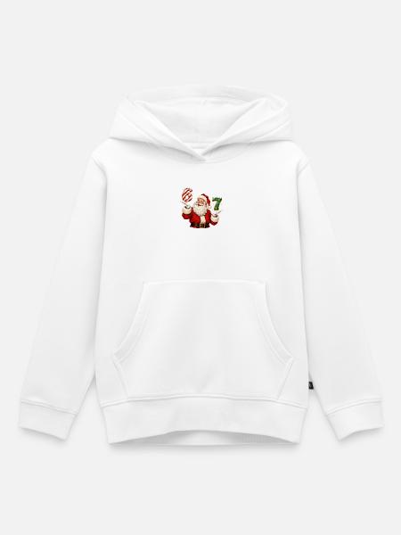 Weihnachtszauber Santa 67 - Kinder Premium Organic Hoodie - Weiß