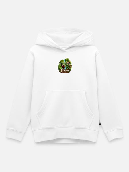 SPREEWALD AUSFLUG - Kinder Premium Organic Hoodie - Weiß