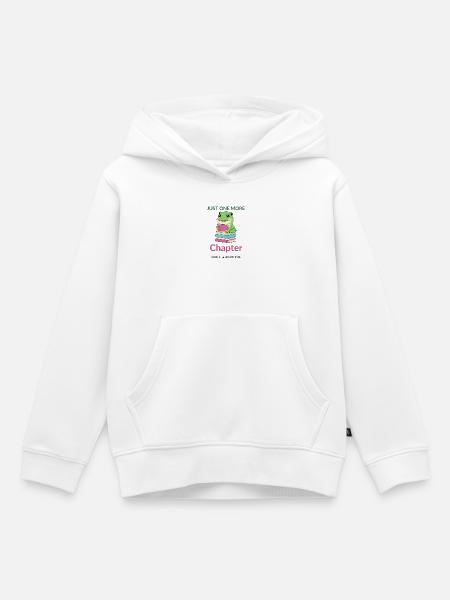 Nur noch ein Kapitel, Frosch - Kinder Premium Organic Hoodie - Weiß