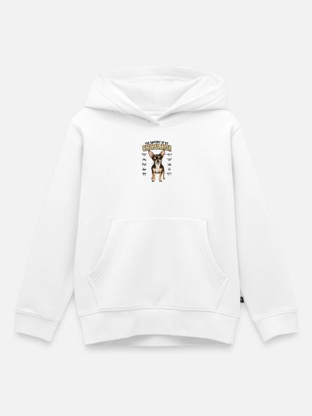 Chihuahua Hundebesitzer T Chihuahua Gassi  - Kinder Premium Organic Hoodie - Weiß