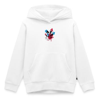 Un feu d'artifice - Sweat Premium à capuche enfant bio - blanc - Devant - AI Model Kid Female (0cm)