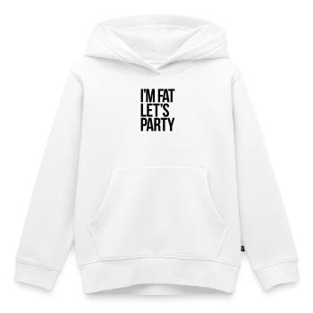 party - Kinder Premium Organic Hoodie - Weiß - Vorne - AI Model Kid Female (0cm)