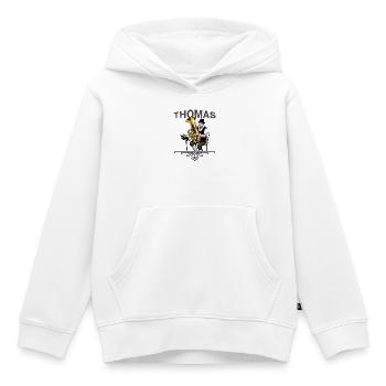 Tubist Volksmusik THOMAS - Kinder Premium Organic Hoodie - Weiß - Vorne - AI Model Kid Female (0cm)