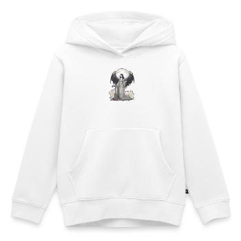 Dark Angel - Kids Premium Organic Hoodie - white - Front - AI Model Kid Female (0cm)