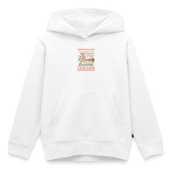 Hässlicher Weihnachtspullover - Kinder Premium Organic Hoodie - Weiß - Vorne - AI Model Kid Female (0cm)