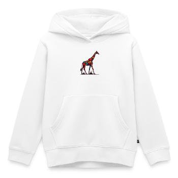Giraffe - Kinder Premium Organic Hoodie - Weiß - Vorne - AI Model Kid Female (0cm)