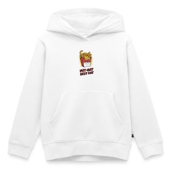 Fry-Day, Best Day - Kids Premium Organic Hoodie - white - Front - AI Model Kid Female (0cm)