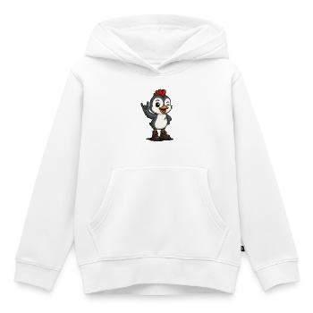 Punk Rock Polar - Kinder Premium Organic Hoodie - Weiß - Vorne - AI Model Kid Female (0cm)