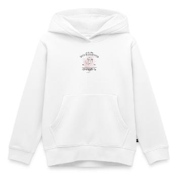 Motherhood EST 2025 – Gentle Parenting Design - Kinder Premium Organic Hoodie - Weiß - Vorne - AI Model Kid Female (0cm)