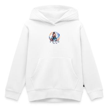 Still Tired. Still Soft. Still Mom. New Mom Design - Kinder Premium Organic Hoodie - Weiß - Vorne - AI Model Kid Female (0cm)