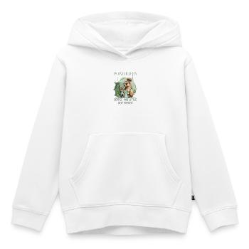 Boy Mom – Calm Energy | Gentle Motherhood - Kinder Premium Organic Hoodie - Weiß - Vorne - AI Model Kid Female (0cm)