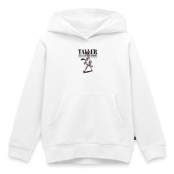 Girafe plus grande que tes standards - Sweat Premium à capuche enfant bio - blanc - Devant - AI Model Kid Female (0cm)