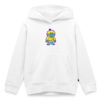 Guy with a hat - Kids Premium Organic Hoodie - white - Front - AI Model Kid Female (0cm)