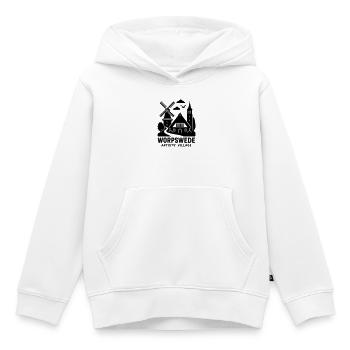 worpswede künstlerdorf - Kinder Premium Organic Hoodie - Weiß - Vorne - AI Model Kid Female (0cm)